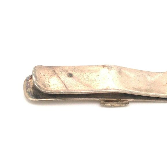 VTG Estate 900 Silver Tibetan God Money Clip or Tie Tac! Unique! 155 - Picture 4 of 5